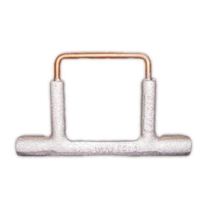 HOMAC. ESTRIBO DE ALUMINIO PARA CAL 3/0 STR - 477 ACSR PPAL, 1/0 SOL DERV